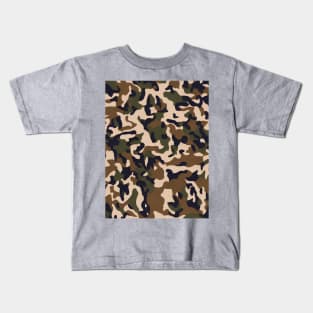 Camouflage Canvas Kids T-Shirt